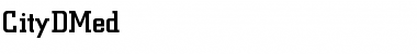 Download CityDMed Regular Font Title Preview
