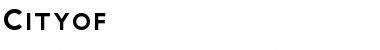 Download Cityof Regular Font Title Preview