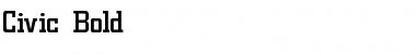 Download Civic Bold Font Title Preview