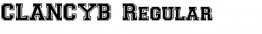 Download CLANCYB Regular Font Title Preview
