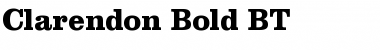 Download Clarendon Bold Font Title Preview