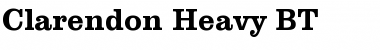 Download Clarendon Heavy Font Title Preview