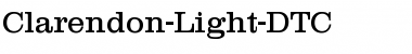 Download Clarendon-Light-DTC Regular Font Title Preview