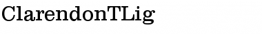 Download ClarendonTLig Regular Font Title Preview