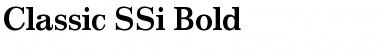 Download Classic SSi Bold Font Title Preview