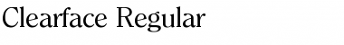 Download Clearface Regular Font Title Preview