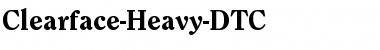 Download Clearface-Heavy-DTC Regular Font Title Preview