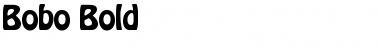 Download Bobo Bold Font Title Preview