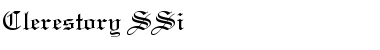Download Clerestory SSi Regular Font Title Preview