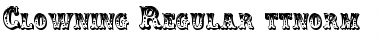 Download Clowning Regular Font Title Preview