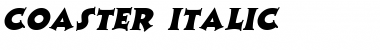 Download Coaster Italic Font Title Preview