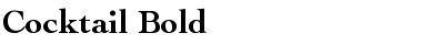 Download Cocktail Bold Font Title Preview