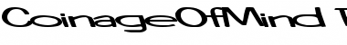 Download CoinageOfMind Regular Font Title Preview