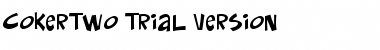 Download CokerTwo Trial Version Font Title Preview