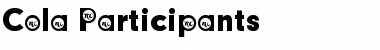 Download Cola Participants Regular Font Title Preview