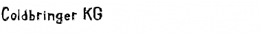 Download Coldbringer KG Normal Font Title Preview