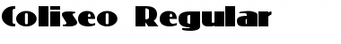 Download Coliseo Regular Font Title Preview