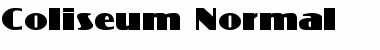 Download Coliseum Normal Font Title Preview