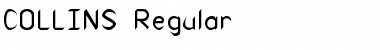 Download COLLINS Regular Font Title Preview