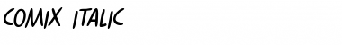 Download Comix Italic Font Title Preview