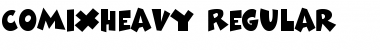 Download ComixHeavy normal Font Title Preview