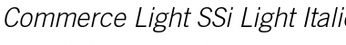 Download Commerce Light SSi Light Italic Font Title Preview