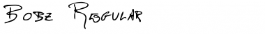 Download Bobz Regular Font Title Preview