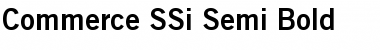 Download Commerce SSi Semi Bold Font Title Preview
