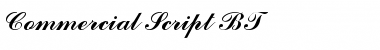 Download CommercialScript Regular Font Title Preview