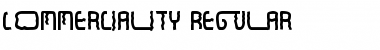 Download Commerciality Regular Font Title Preview