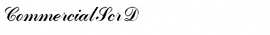 Download CommercialScrD Regular Font Title Preview