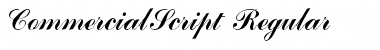 Download CommercialScript Regular Font Title Preview