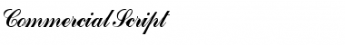 Download Commercial_Script Regular Font Title Preview
