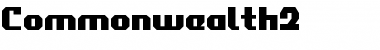Download Commonwealth2 Regular Font Title Preview