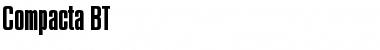 Download Compacta Roman Font Title Preview