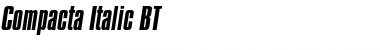 Download Compacta Italic Font Title Preview