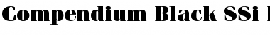 Download Compendium Black SSi Black Font Title Preview