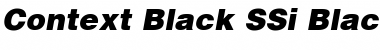 Download Context Black SSi Black Italic Font Title Preview