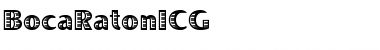 Download BocaRatonICG Medium Font Title Preview