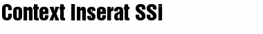 Download Context Inserat SSi Regular Font Title Preview