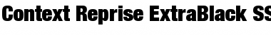 Download Context Reprise ExtraBlack SSi Extra Black Font Title Preview