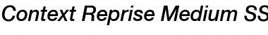 Download Context Reprise Medium SSi Medium Italic Font Title Preview