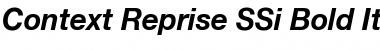 Download Context Reprise SSi Bold Italic Font Title Preview