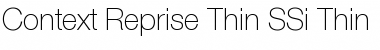 Download Context Reprise Thin SSi Thin Font Title Preview
