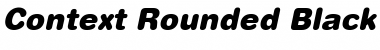 Download Context Rounded Black SSi Black Italic Font Title Preview
