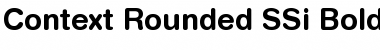 Download Context Rounded SSi Bold Font Title Preview
