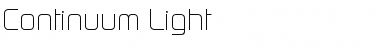Download Continuum Light Regular Font Title Preview