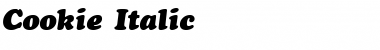Download Cookie Italic Font Title Preview