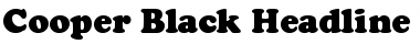 Download Cooper BlkHd BT Black Font Title Preview