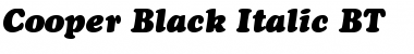 Download Cooper BlkIt BT Black Italic Font Title Preview